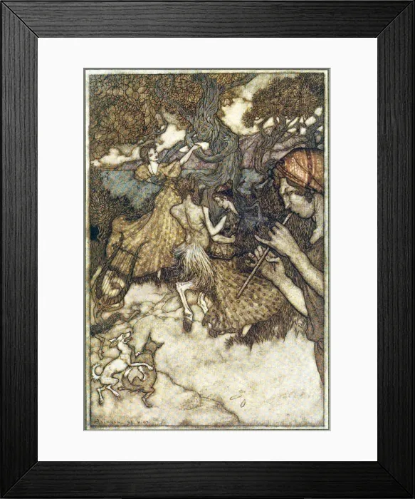 Framed Print : If Orpheus first produced the waltz. from The Ingoldsby Legends, pub. 1907. Creator Framed Print : If Orpheus first produced the waltz. from The Ingoldsby Legends, pub. 1907. Creator