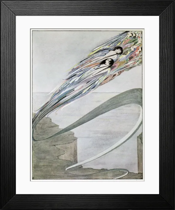 Framed Print : I am born of a thousand storms, and grey with the rushing rains, from The Years at The Spring Framed Print : I am born of a thousand storms, and grey with the rushing rains, from The Years at The Spring