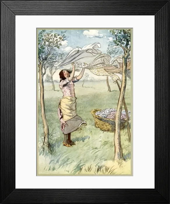 Framed Print : I wash, wring And do it all myself, from The Merry Wives of Windsor, pub. 1910 Framed Print : I wash, wring And do it all myself, from The Merry Wives of Windsor, pub. 1910