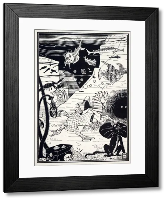 Framed Print : There was a great variety of tall, noble trees, loaded with marine fruit, such as lobsters… Framed Print : There was a great variety of tall, noble trees, loaded with marine fruit, such as lobsters…
