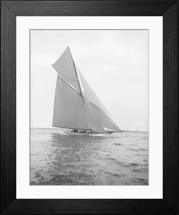 Framed Print : The Lady Anne 15-metre cutter, 1913. Creator: Kirk & Sons of Cowes Framed Print : The Lady Anne 15-metre cutter, 1913. Creator: Kirk & Sons of Cowes