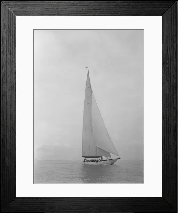 Framed Print : The 23 Metre Candida, 1935. Creator: Kirk & Sons of Cowes Framed Print : The 23 Metre Candida, 1935. Creator: Kirk & Sons of Cowes