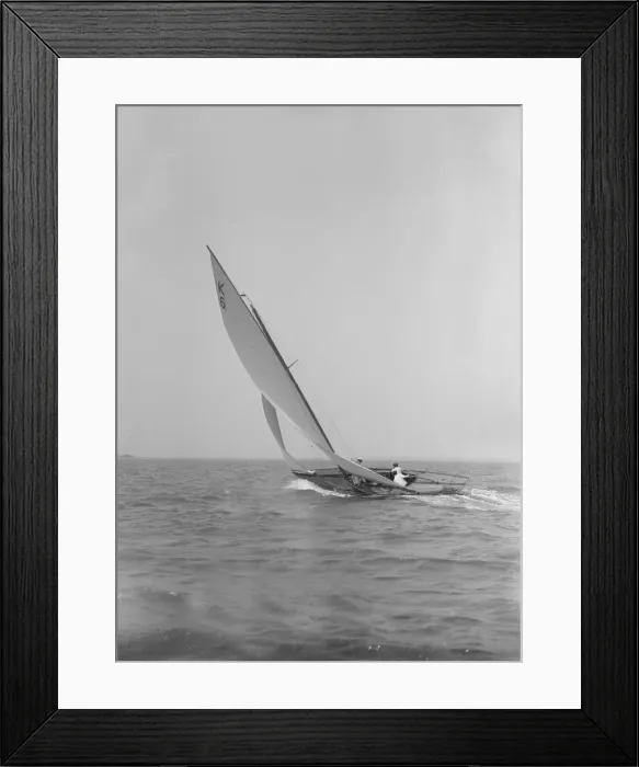 Framed Print : The 7 Metre Olympic class Quaker Girl, 1911. Creator: Kirk & Sons of Cowes Framed Print : The 7 Metre Olympic class Quaker Girl, 1911. Creator: Kirk & Sons of Cowes