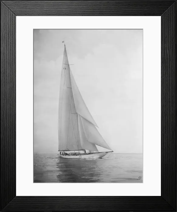 Framed Print : The 23 Metre Candida sailing close-hauled, 1935. Creator: Kirk & Sons of Cowes Framed Print : The 23 Metre Candida sailing close-hauled, 1935. Creator: Kirk & Sons of Cowes