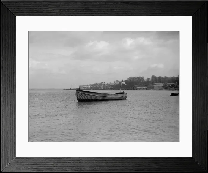 Framed Print : Border Pride No3 Mitcham Launch. Creator: Kirk & Sons of Cowes Framed Print : Border Pride No3 Mitcham Launch. Creator: Kirk & Sons of Cowes
