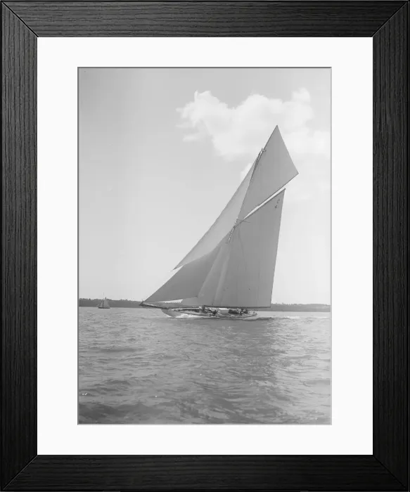 Framed Print : The 19-metre cutter Norada sailing close-hauled, 1911. Creator: Kirk & Sons of Cowes Framed Print : The 19-metre cutter Norada sailing close-hauled, 1911. Creator: Kirk & Sons of Cowes