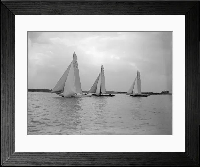 Framed Print : No wind for the 8 Metre class The Truant, Spero and The Antwerpia IV, 25th May 1912 Framed Print : No wind for the 8 Metre class The Truant, Spero and The Antwerpia IV, 25th May 1912