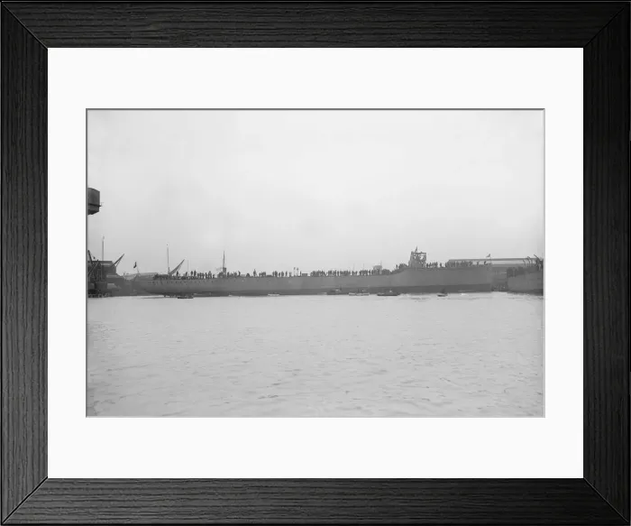 Framed Print : The Chilean destroy Almirante Condell after launch, 27th January 1913. Creator Framed Print : The Chilean destroy Almirante Condell after launch, 27th January 1913. Creator