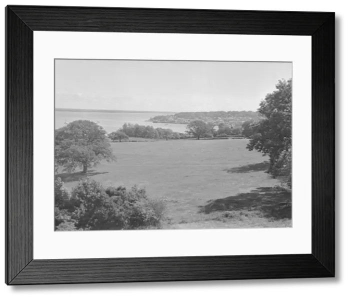 Framed Print : View of Spring Hill, Cowes, Isle of Wight, c1930. Creator: Kirk & Sons of Cowes Framed Print : View of Spring Hill, Cowes, Isle of Wight, c1930. Creator: Kirk & Sons of Cowes