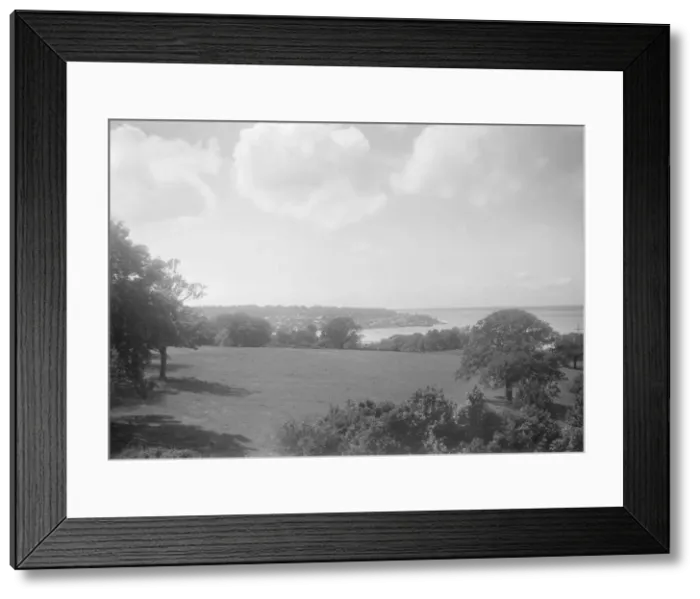 Framed Print : View of Spring Hill, Cowes, Isle of Wight, c1930. Creator: Kirk & Sons of Cowes Framed Print : View of Spring Hill, Cowes, Isle of Wight, c1930. Creator: Kirk & Sons of Cowes