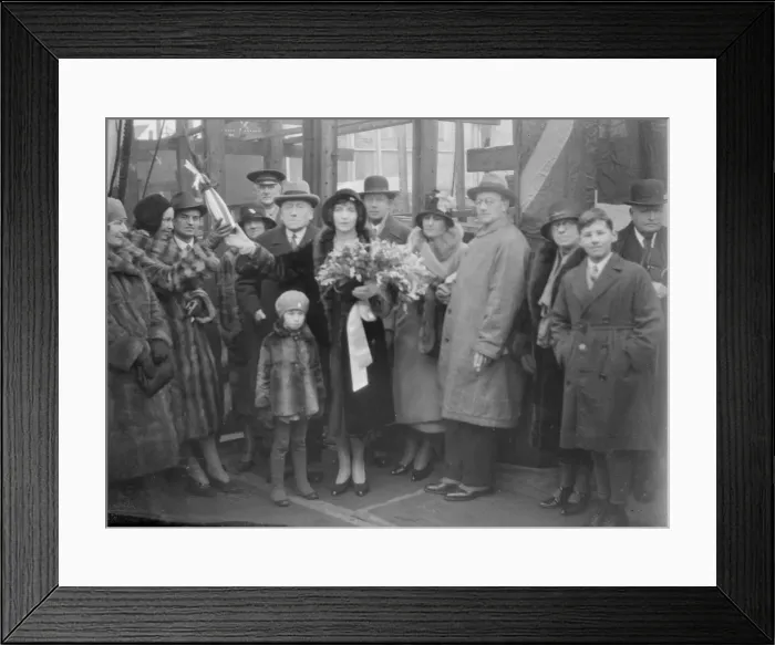 Framed Print : Christening Group for the Yugoslavian Bakar, J Samuel White and Co, Cowes, Isle of Wight, 1931