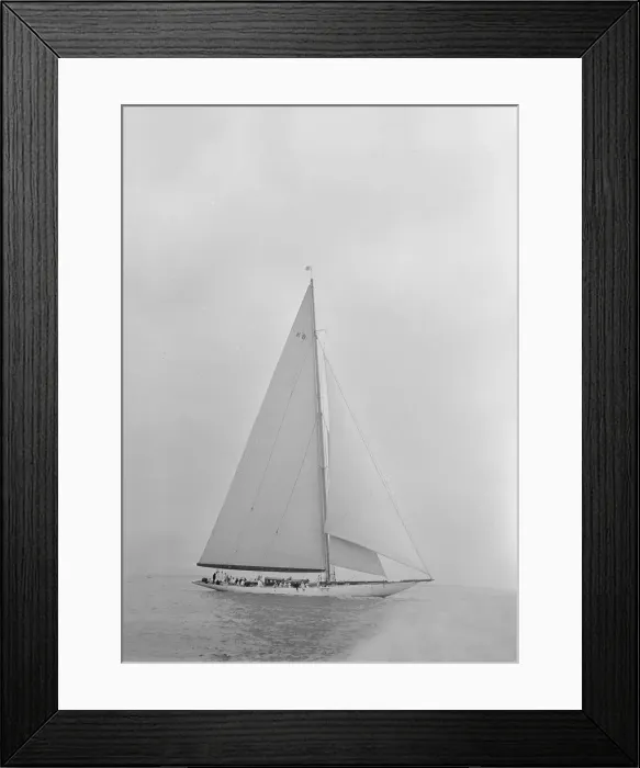 Framed Print : The 23 Metre Candida sailing close-hauled, 1935. Creator: Kirk & Sons of Cowes Framed Print : The 23 Metre Candida sailing close-hauled, 1935. Creator: Kirk & Sons of Cowes