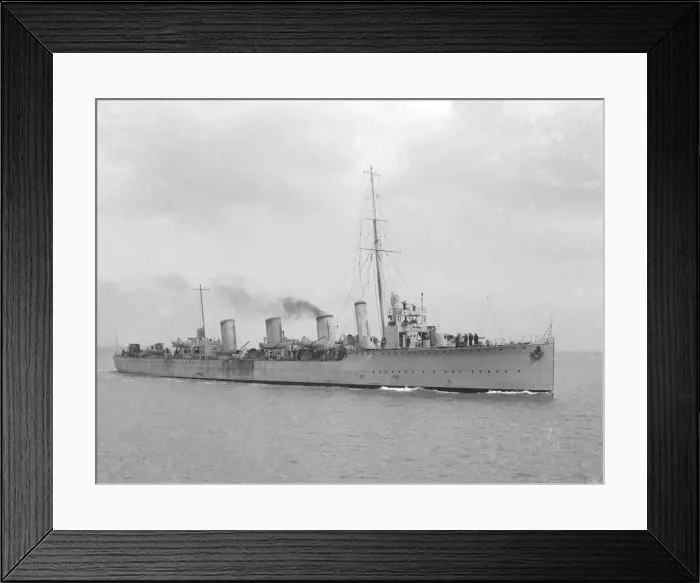 Framed Print : HMS Broke, 1914. Creator: Kirk & Sons of Cowes Framed Print : HMS Broke, 1914. Creator: Kirk & Sons of Cowes