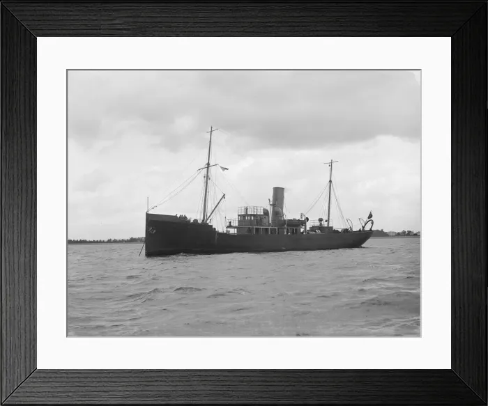Framed Print : HMS Safeguard. Creator: Kirk & Sons of Cowes Framed Print : HMS Safeguard. Creator: Kirk & Sons of Cowes