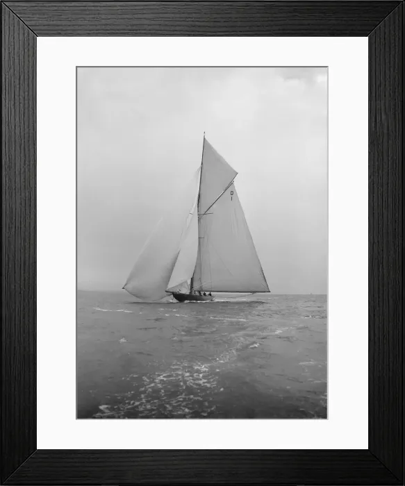 Framed Print : The majestic 15 Metre class Pamela sailing with spinnaker, 1913 Framed Print : The majestic 15 Metre class Pamela sailing with spinnaker, 1913