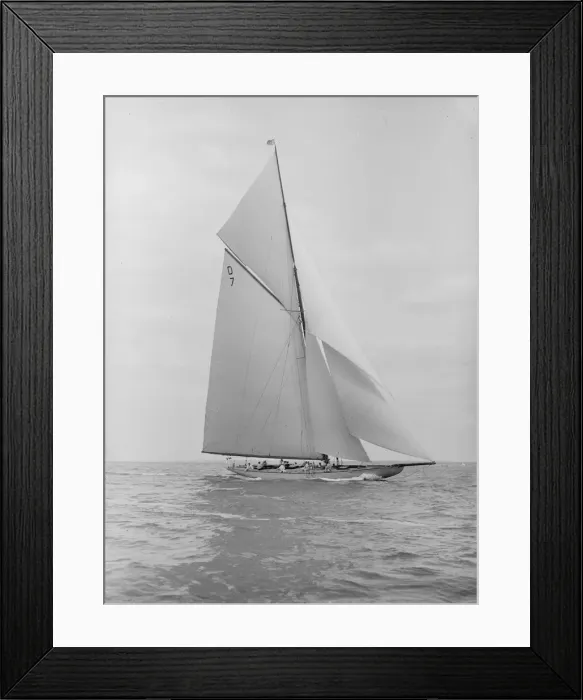 Framed Print : The 15 Metre Istria sailing close-hauled, 1913. Creator: Kirk & Sons of Cowes Framed Print : The 15 Metre Istria sailing close-hauled, 1913. Creator: Kirk & Sons of Cowes