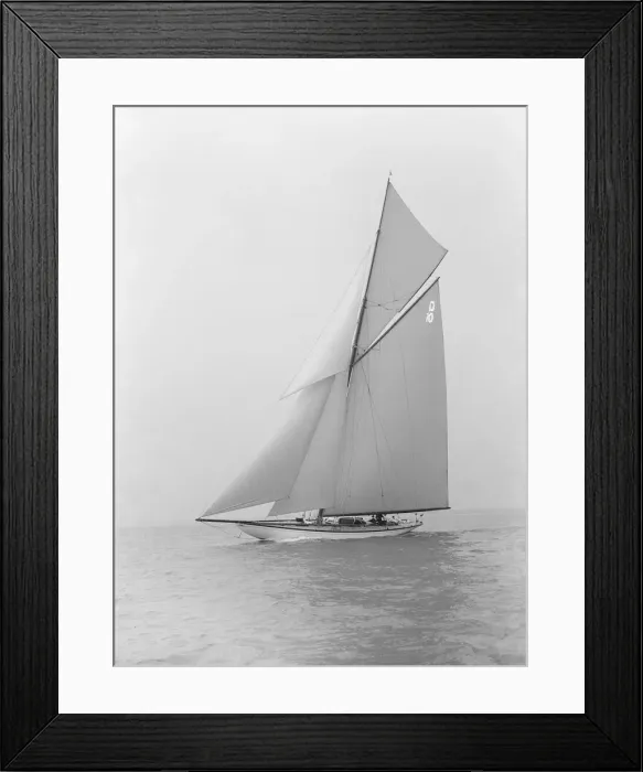 Framed Print : The Lady Anne sailing close-hauled, 1914. Creator: Kirk & Sons of Cowes Framed Print : The Lady Anne sailing close-hauled, 1914. Creator: Kirk & Sons of Cowes