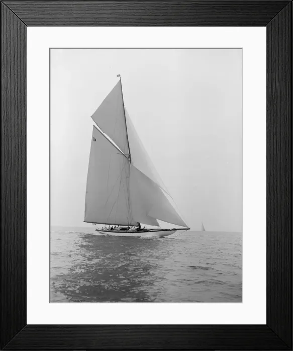 Framed Print : The beautiful 15 Metre class sailing yacht Paula III, 1913. Creator: Kirk & Sons of Cowes Framed Print : The beautiful 15 Metre class sailing yacht Paula III, 1913. Creator: Kirk & Sons of Cowes