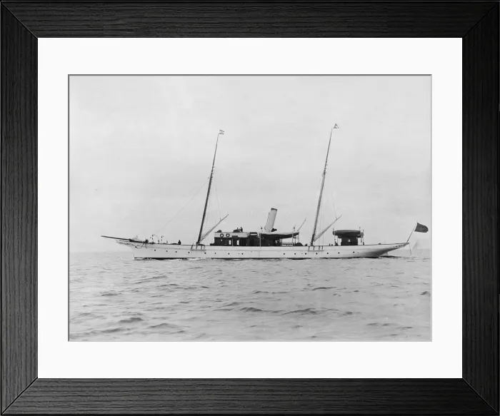 Framed Print : The steam yacht Anemone. Creator: Kirk & Sons of Cowes Framed Print : The steam yacht Anemone. Creator: Kirk & Sons of Cowes