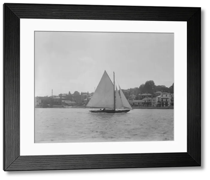 Framed Print : The 5 ton cutter Heroine III under sail. Creator: Kirk & Sons of Cowes Framed Print : The 5 ton cutter Heroine III under sail. Creator: Kirk & Sons of Cowes