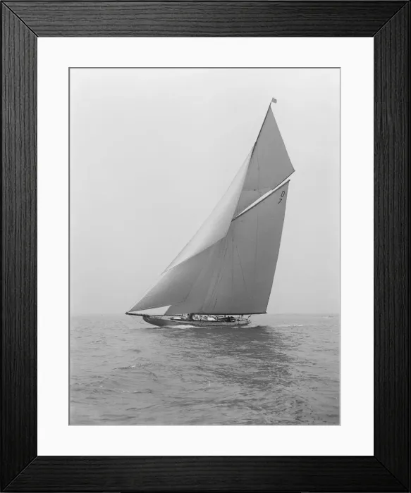 Framed Print : The 15 Metre Istria sailing close-hauled, 1914. Creator: Kirk & Sons of Cowes Framed Print : The 15 Metre Istria sailing close-hauled, 1914. Creator: Kirk & Sons of Cowes