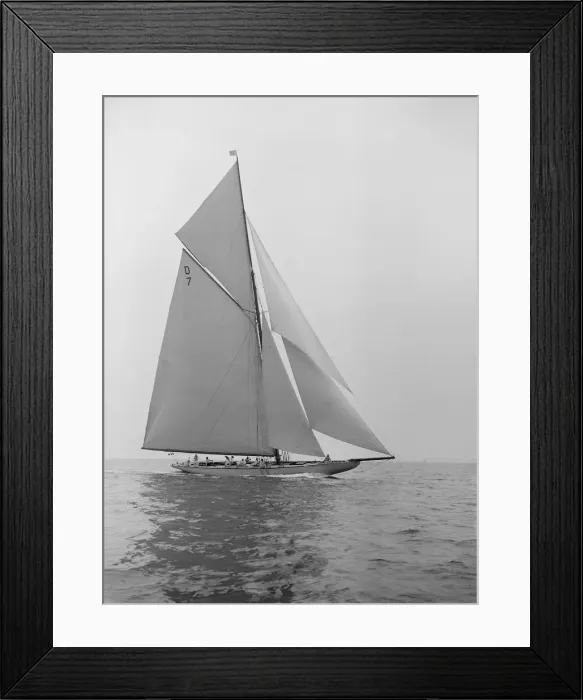 Framed Print : The 15 Metre Istria sailing close-hauled, 1913. Creator: Kirk & Sons of Cowes Framed Print : The 15 Metre Istria sailing close-hauled, 1913. Creator: Kirk & Sons of Cowes
