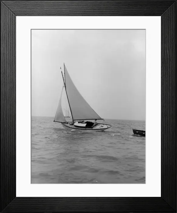 Framed Print : The gaff rigged yacht Nautilus, 1912. Creator: Kirk & Sons of Cowes Framed Print : The gaff rigged yacht Nautilus, 1912. Creator: Kirk & Sons of Cowes