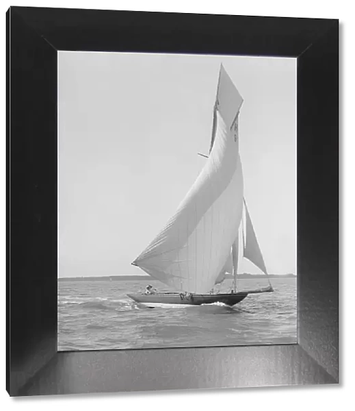The 8 Metre Termagent (H9) sailing downwind in fine weather, 1911