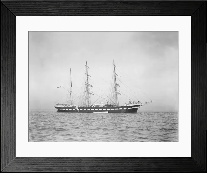 Framed Print : The 611 ton auxilary barque ship Belem, 1919. Creator: Kirk & Sons of Cowes Framed Print : The 611 ton auxilary barque ship Belem, 1919. Creator: Kirk & Sons of Cowes