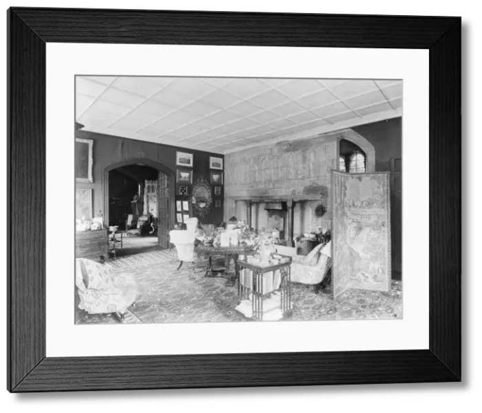 Framed Print : Drawing Room at Carisbrooke Castle, Isle of Wight, c1930. Creator: Kirk & Sons of Cowes Framed Print : Drawing Room at Carisbrooke Castle, Isle of Wight, c1930. Creator: Kirk & Sons of Cowes