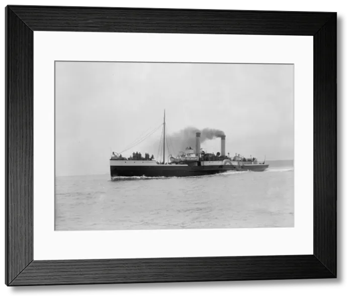 Framed Print : The paddle steamer SS Monarch under way. Creator: Kirk & Sons of Cowes Framed Print : The paddle steamer SS Monarch under way. Creator: Kirk & Sons of Cowes