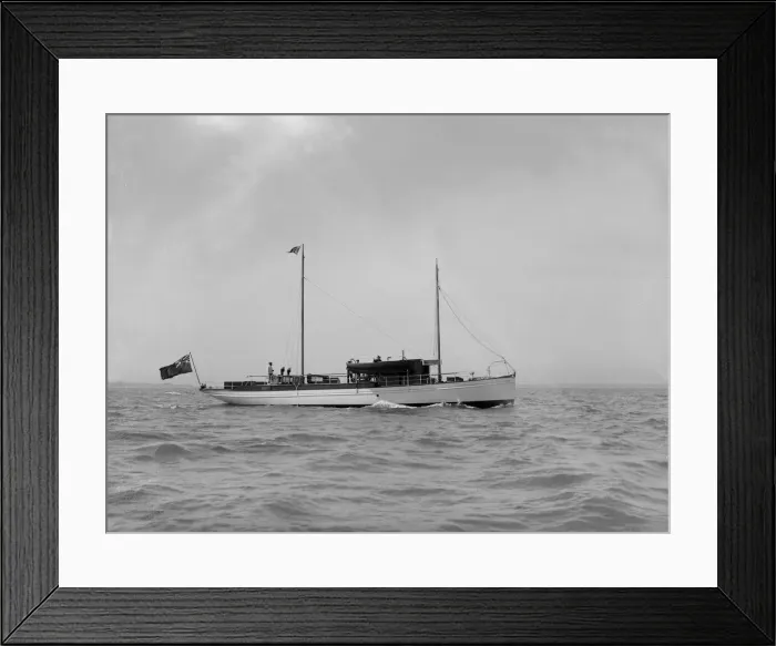 Framed Print : Motor yacht Osprey. Creator: Kirk & Sons of Cowes Framed Print : Motor yacht Osprey. Creator: Kirk & Sons of Cowes
