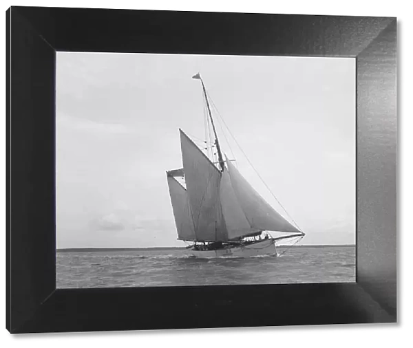The 167 ton ketch Anemone under sail, 1922. Creator: Kirk & Sons of Cowes