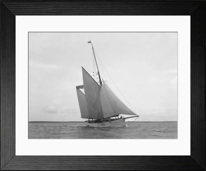 Framed Print : The 167 ton ketch Anemone under sail, 1922. Creator: Kirk & Sons of Cowes Framed Print : The 167 ton ketch Anemone under sail, 1922. Creator: Kirk & Sons of Cowes