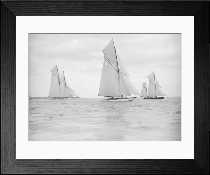 Framed Print : The Big Class yachts Valdora, The Lady Anne and Margherita starting Framed Print : The Big Class yachts Valdora, The Lady Anne and Margherita starting