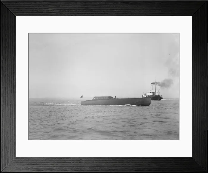 Framed Print : Camper and Nicholsons motor yacht launch. Creator: Kirk & Sons of Cowes Framed Print : Camper and Nicholsons motor yacht launch. Creator: Kirk & Sons of Cowes