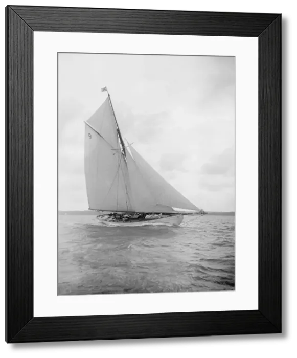 Framed Print : The cutter Westwind sailing close-hauled, 1912. Creator: Kirk & Sons of Cowes Framed Print : The cutter Westwind sailing close-hauled, 1912. Creator: Kirk & Sons of Cowes