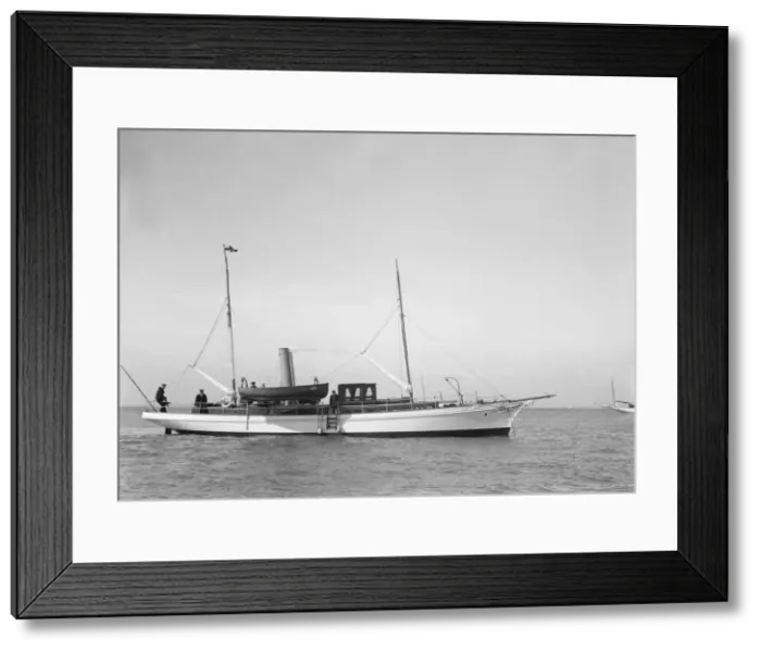 Framed Print : The steam yacht Dorothy. Creator: Kirk & Sons of Cowes Framed Print : The steam yacht Dorothy. Creator: Kirk & Sons of Cowes