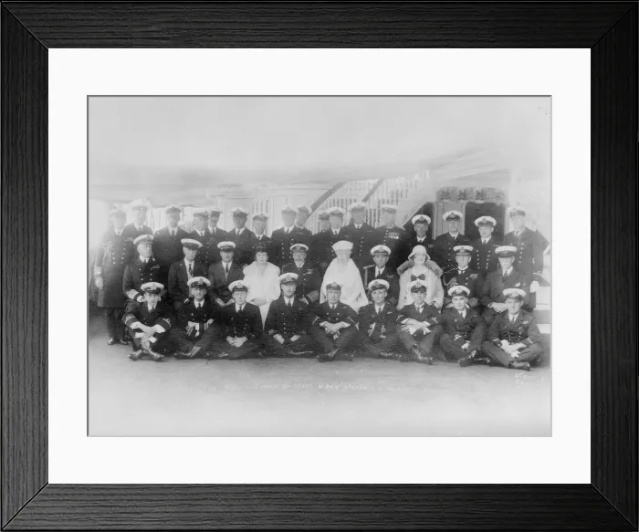 Framed Print : King George V and Queen Mary on board HMY Victoria and Albert, 1931. Creator Framed Print : King George V and Queen Mary on board HMY Victoria and Albert, 1931. Creator
