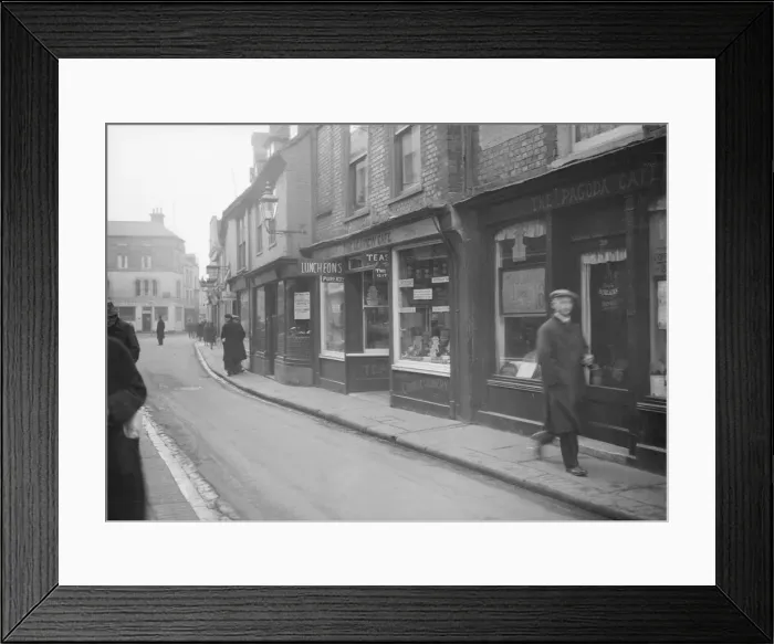 Framed Print : The Seaview Cafe, 1933. Creator: Kirk & Sons of Cowes Framed Print : The Seaview Cafe, 1933. Creator: Kirk & Sons of Cowes