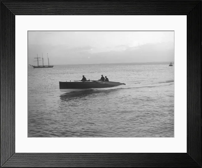 Framed Print : Hydroplane under way, 1913