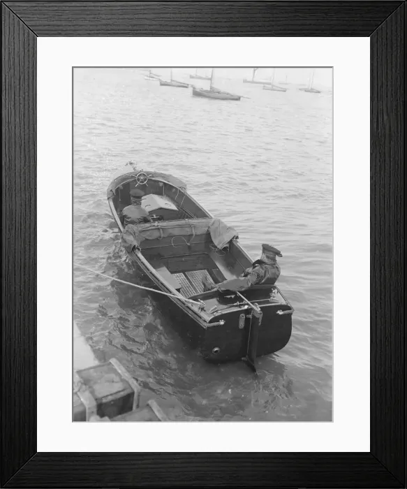 Framed Print : Venetias Wolseley motor launch, 1914. Creator: Kirk & Sons of Cowes Framed Print : Venetias Wolseley motor launch, 1914. Creator: Kirk & Sons of Cowes