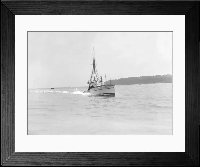 Framed Print : The motor launch Nicella, 1911. Creator: Kirk & Sons of Cowes Framed Print : The motor launch Nicella, 1911. Creator: Kirk & Sons of Cowes