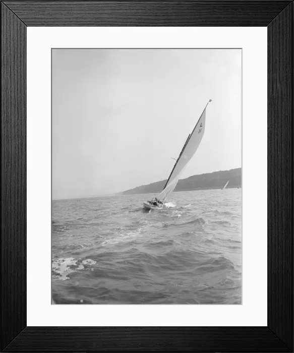 Framed Print : The 6-metre class Wamba II, 1913. Creator: Kirk & Sons of Cowes Framed Print : The 6-metre class Wamba II, 1913. Creator: Kirk & Sons of Cowes