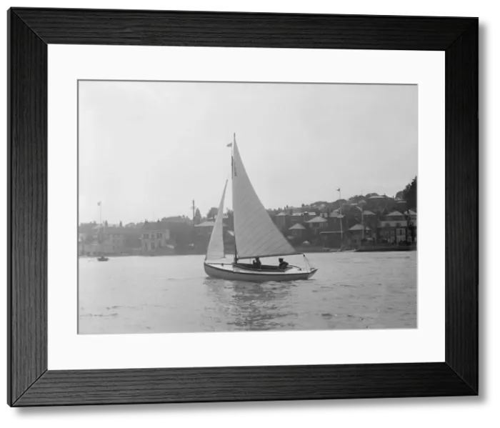 Framed Print : Yacht Coquette RMYC, 1922. Creator: Kirk & Sons of Cowes Framed Print : Yacht Coquette RMYC, 1922. Creator: Kirk & Sons of Cowes