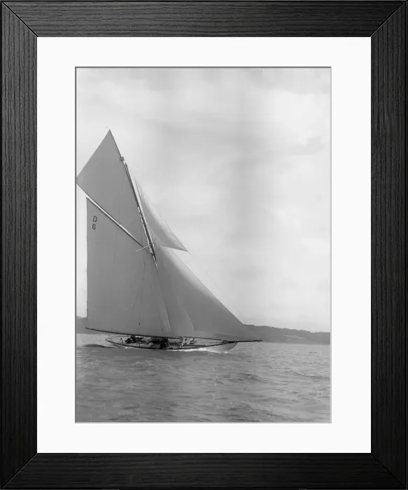 Framed Print : The 15 Metre cutter Sophie Elizabeth sailing close-hauled, 1911 Framed Print : The 15 Metre cutter Sophie Elizabeth sailing close-hauled, 1911