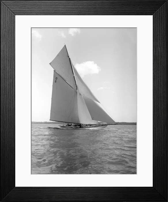 Framed Print : The 15 Metre cutter Sophie Elizabeth sailing close-hauled, 1911 Framed Print : The 15 Metre cutter Sophie Elizabeth sailing close-hauled, 1911