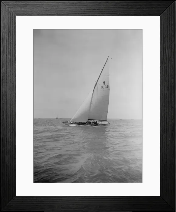 Framed Print : The 6 Metre Bathsheba, 1933. Creator: Kirk & Sons of Cowes