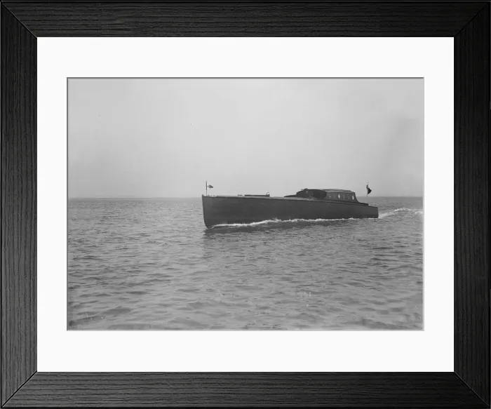 Framed Print : Camper and Nicholsons motor yacht launch. Creator: Kirk & Sons of Cowes Framed Print : Camper and Nicholsons motor yacht launch. Creator: Kirk & Sons of Cowes
