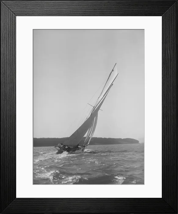 Framed Print : The 15 Metre cutter Ostara sailing close-hauled, 1911. Creator: Kirk & Sons of Cowes Framed Print : The 15 Metre cutter Ostara sailing close-hauled, 1911. Creator: Kirk & Sons of Cowes
